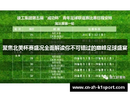 聚焦北美杯赛盛况全面解读你不可错过的巅峰足球盛宴